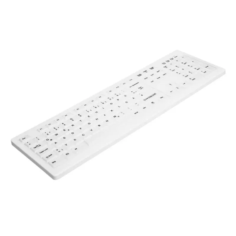 Teclado Cherry Medical IP68 USB 105 teclas resistente e fiável para saúde
