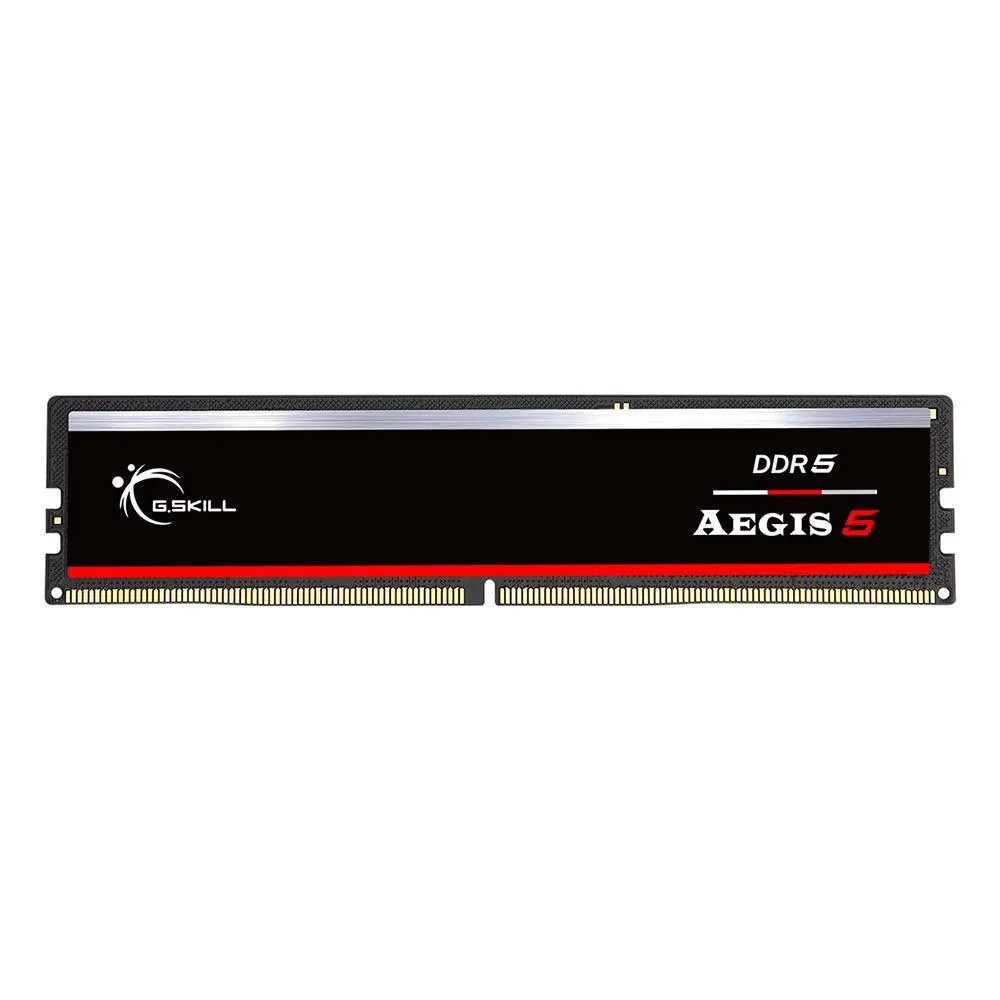 Memória RAM UDIMM G.SKILL Aegis 5 16GB (1x16GB) DDR5-5200MHz (AMD Expo/Intel XMP) CL40 (40-40-40-83) 1.10V Preta