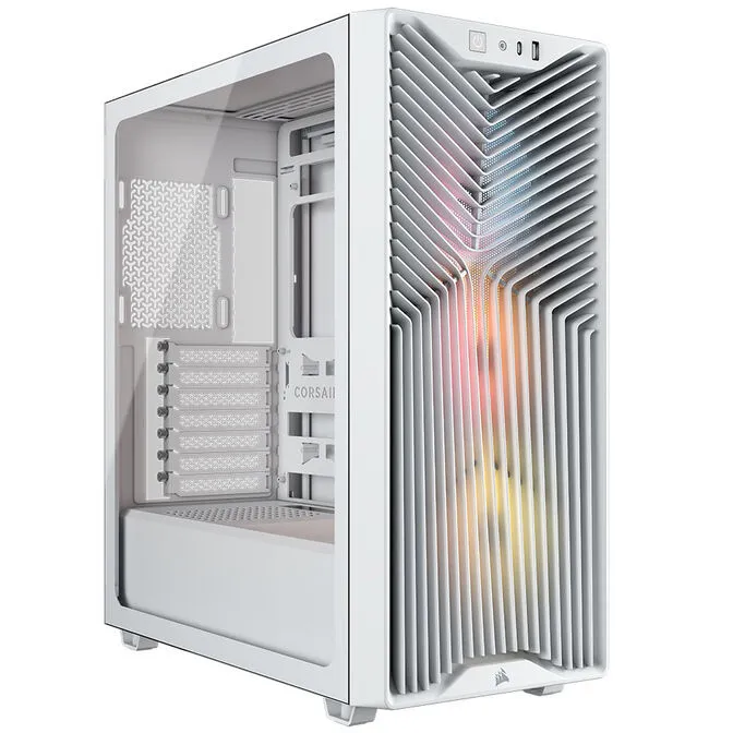 Caixa ATX Corsair 3200D RS ARGB Perfomance Branca Vidro Temperado