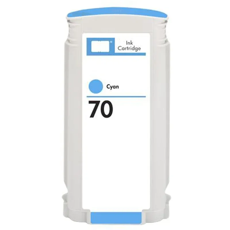 Tinteiro compatível hp 70 azul substitui c9452a 130ml