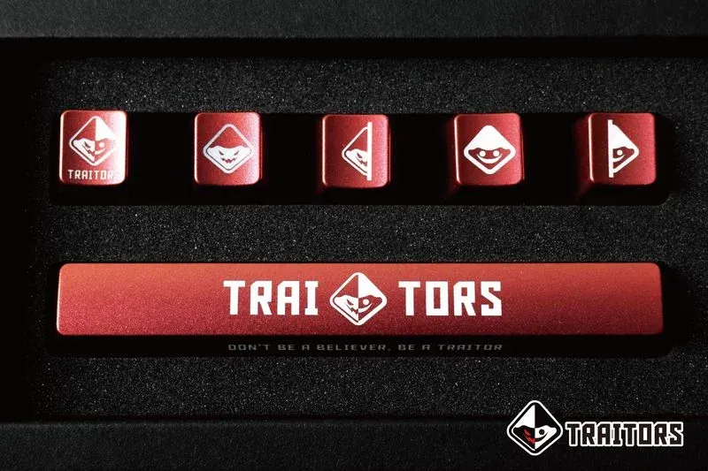 Conjunto 6 Teclas TRAITORS Classic - PBT