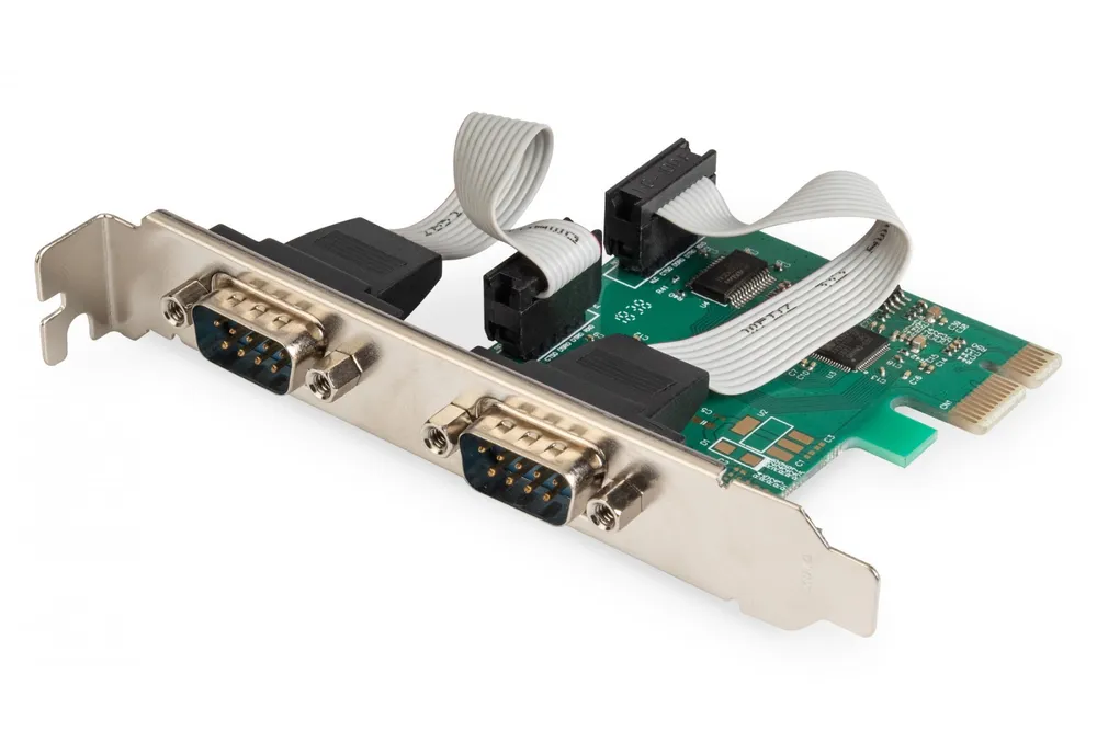 Digitus DS-30000-1 Placa de Interface PCIe Dual RS232 DB9 128000 bps UART 16C950