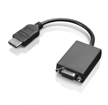 Lenovo HDMI / VGA 0.20 m Black 0B47069