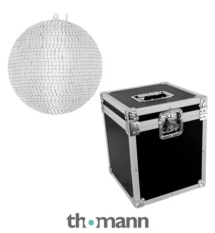 Varytec Mirror Ball 30 + Case Bundle