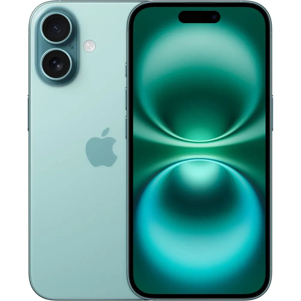 Smartphone Apple iPhone 16 6.1" Dual SIM 5G 128GB Verde-azulado