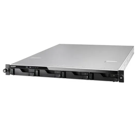 Asustor Lockerstor AS6504RD NAS de Montagem em Rack 1U 4 Baías