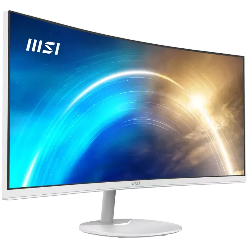 Monitor MSI PRO MP341CQW Curve VA 34\" UWQHD 100Hz 1ms(MPRT) FreeSync 300nits, White