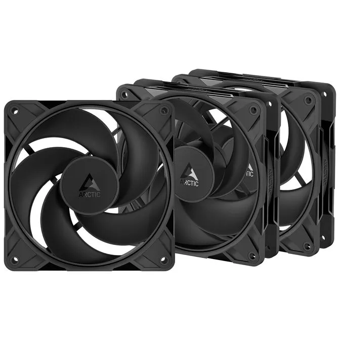 Ventoinha Arctic P12 PRO Reverse PWM PST 120mm (Pack 3)