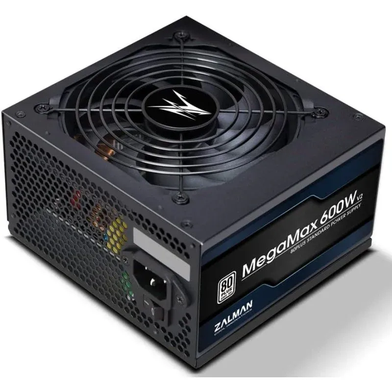 Fonte Alimentação Zalman ZM600-TXII V2 MegaMax 600W 80 Plus