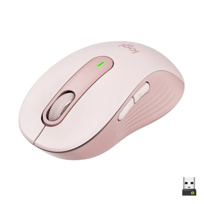Logitech Signature M650 Rato Ótico Sem Fios 2000DPI Rosa