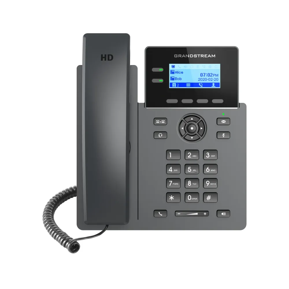 Telefone IP Grandstream GRP2602P PoE Preto