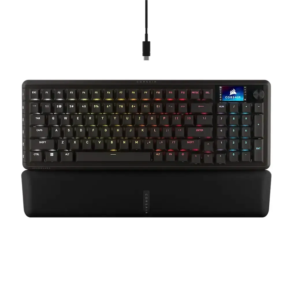 Teclado Corsair Vanguard Pro 96 RGB MGX Hyperdrive Switches US Preto