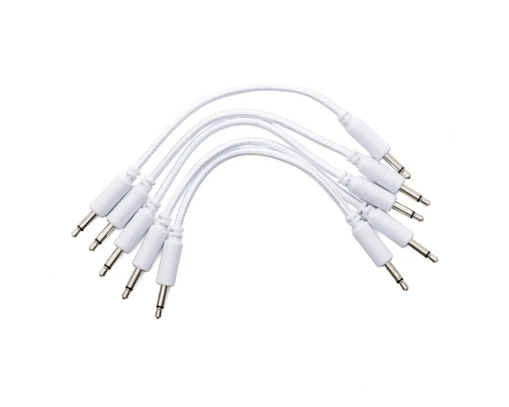 Erica Synths Eurorack Patch Cables 10cm (5 pcs) - White