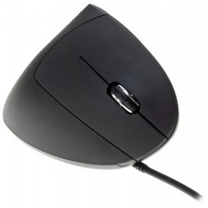 Ratón Dacomex 225126 USB com Fio 2400 DPI Preto Vertical Ergonómico