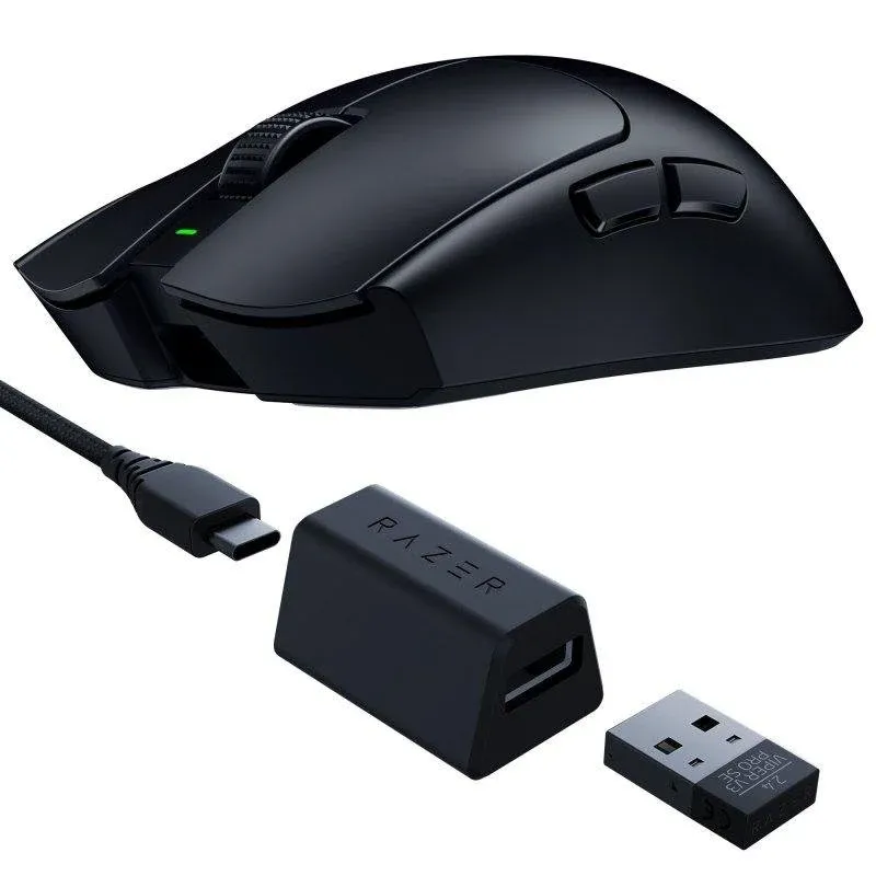 Rato Razer Viper V3 Pro SE Wireless 35000 DPI Preto Ultra Leve 6 Botões