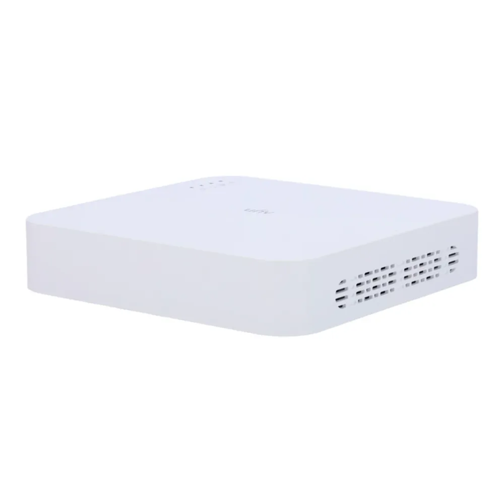 Gravador NVR Uniview 8 Canais 4K PoE Branco - UV-NVR501-04B-LP4