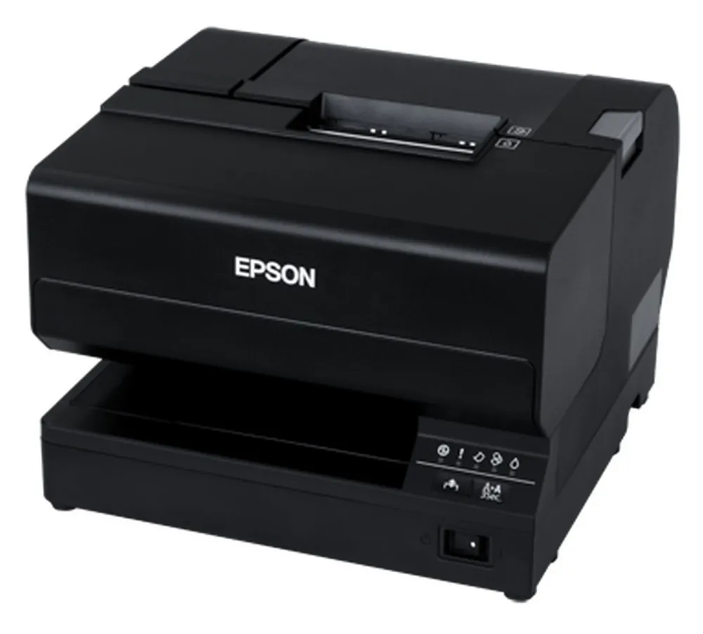 Epson TM-J7700(321) impressora de recibos POS USB LAN preta C31CF70321