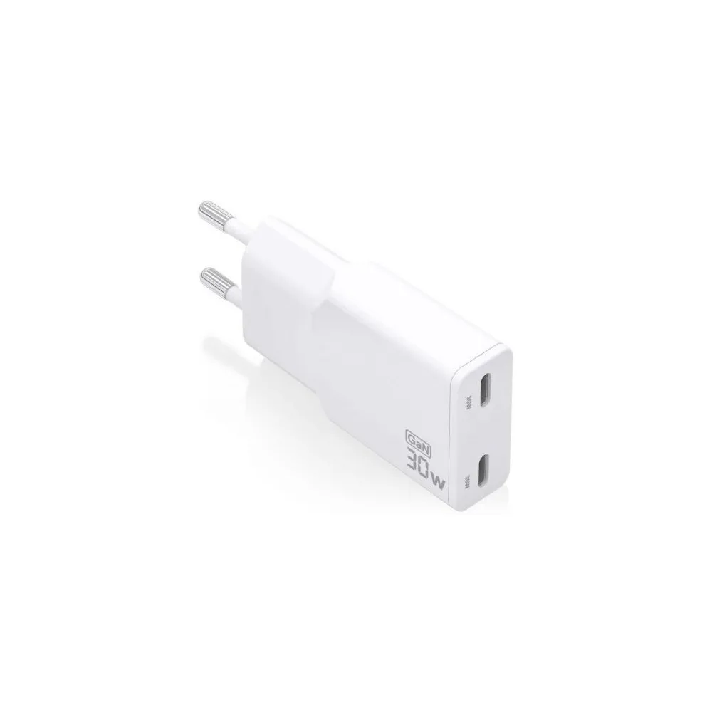 Aisens Carregador de parede USB-A e USB-C ASCH-30W2P048-W