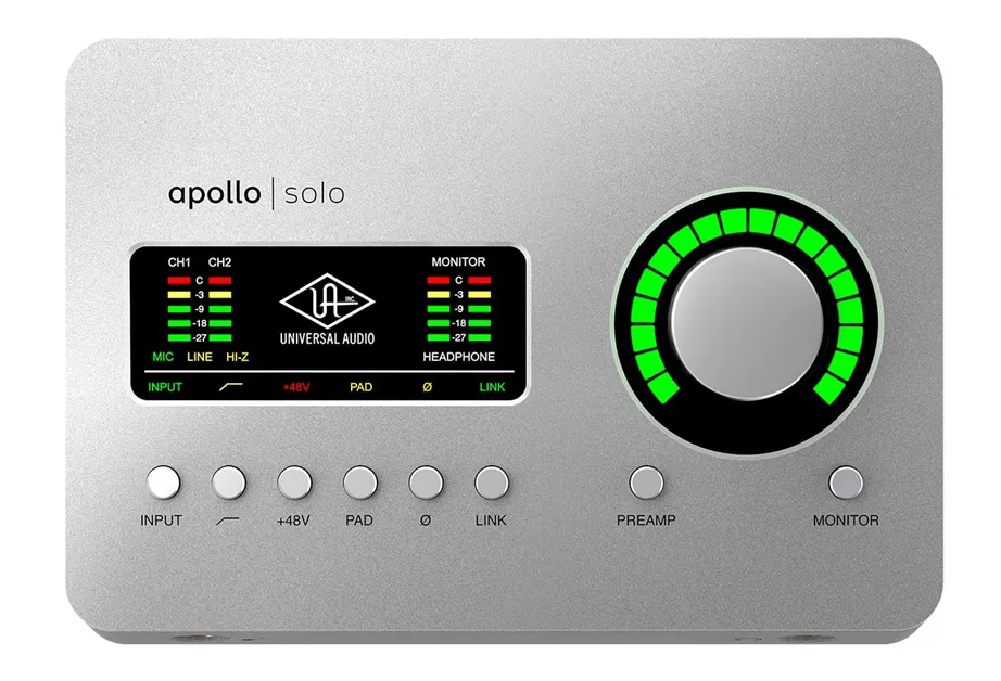 Interface Áudio USB Universal Audio Apollo Solo TB3 Heritage Edition