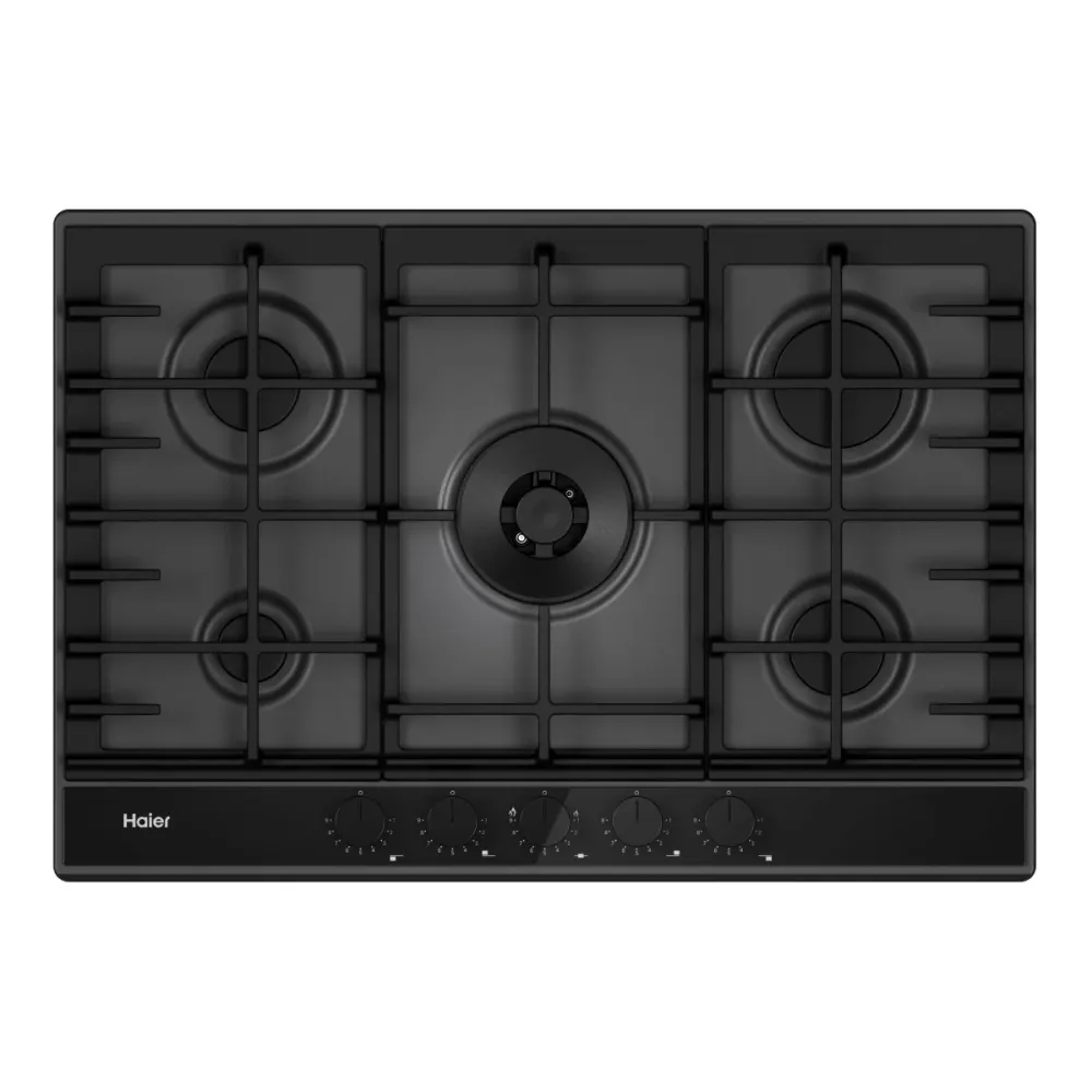 Placa a Gás Haier I-Move Series 6 5 Zonas 13150W Preta - HAHG7W5TEB