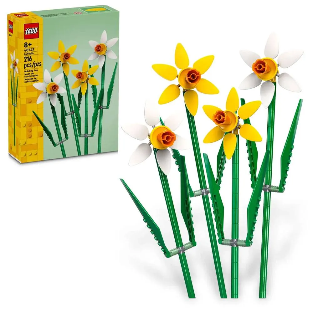 LEGO Botanical: Narcisos | Idades 8+ | 216 Peças | Item 40747