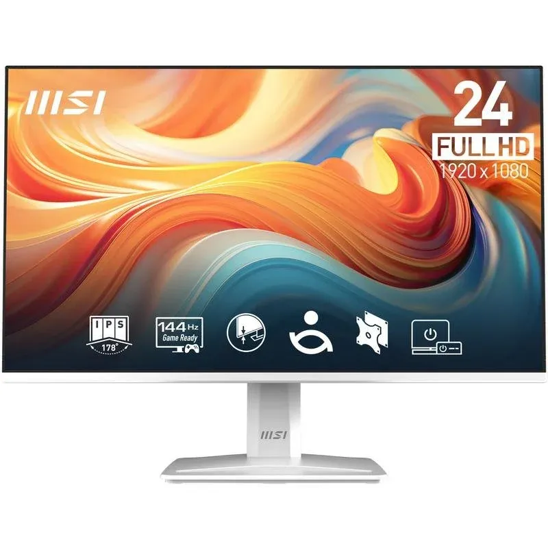 Monitor MSI Pro MP243W E14 23,8" FullHD 144Hz IPS HDR 45ms Altifalantes