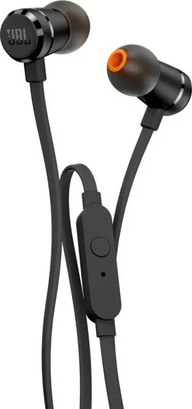 JBL EARPHONES TUNE T290 3.5" ALUMINIO C/ BOLSA TRANSPORTE BLACK