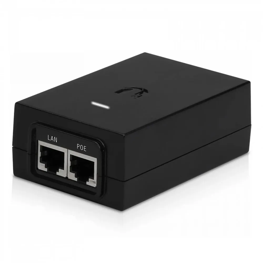 Adaptador PoE Ubiquiti 24VDC 30W Preto - POE-24-30W