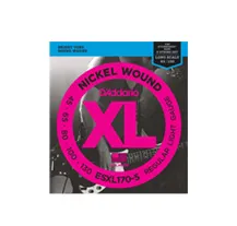 Jogo Cordas Baixo Elétrico D'Addario ESXL170-5 Double Ball End 045-130