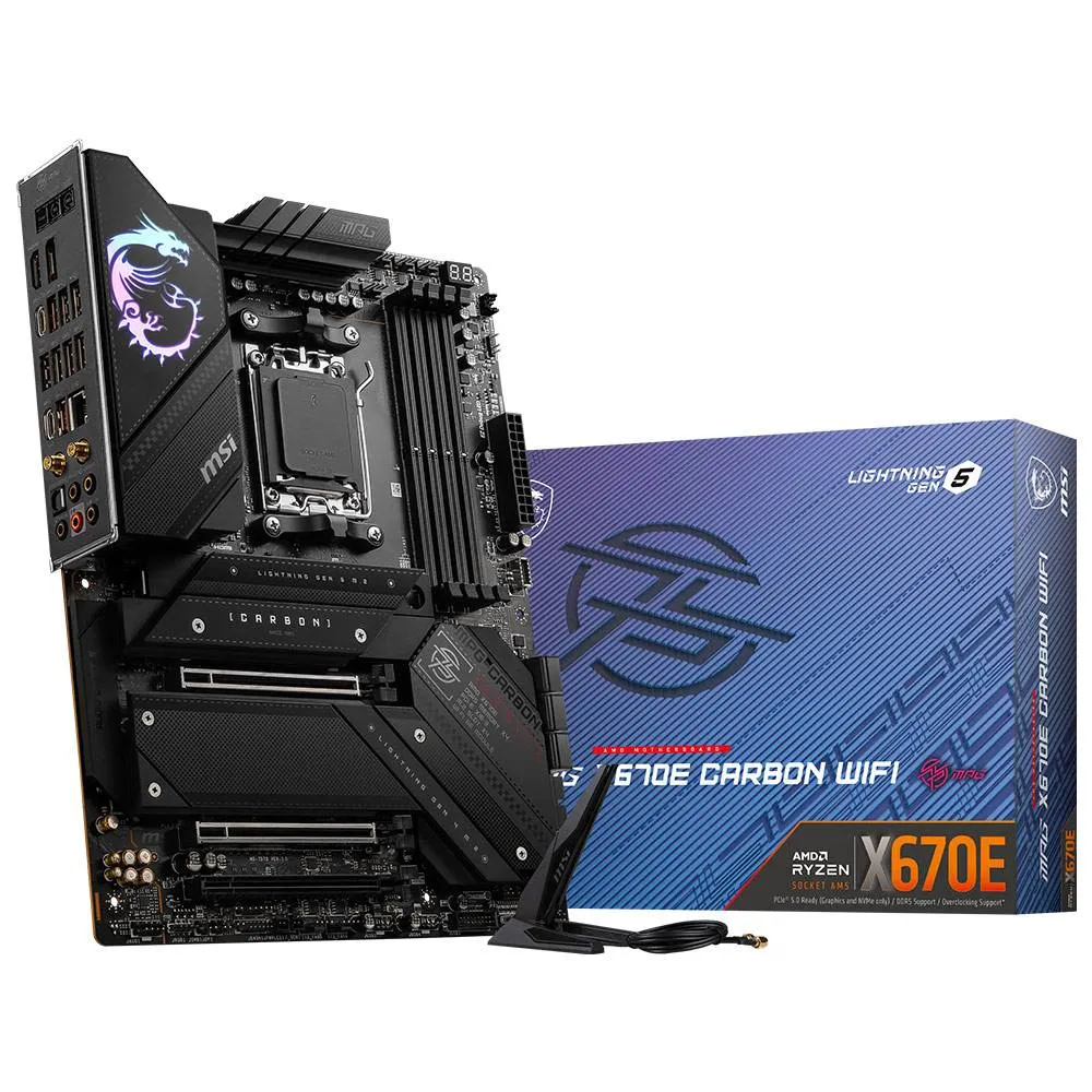 Motherboard MSI MPG X670E Carbon WiFi - Recondicionado