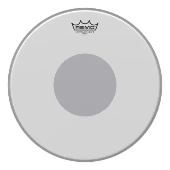 Remo 14" Controlled Sound X Coated Black Dot