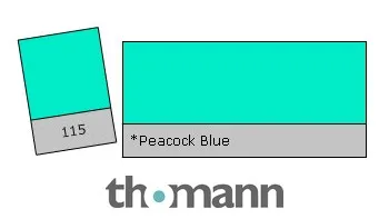 Lee Colour Filter 115 Peacock Blue