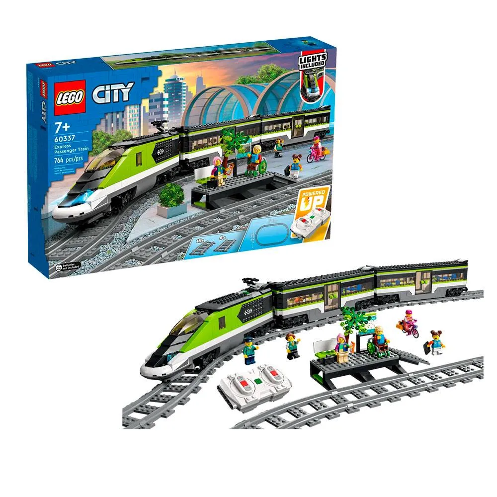 LEGO City: Comboio Expresso de Passageiros | Idades 7+ | 764 Peças | Item 60337