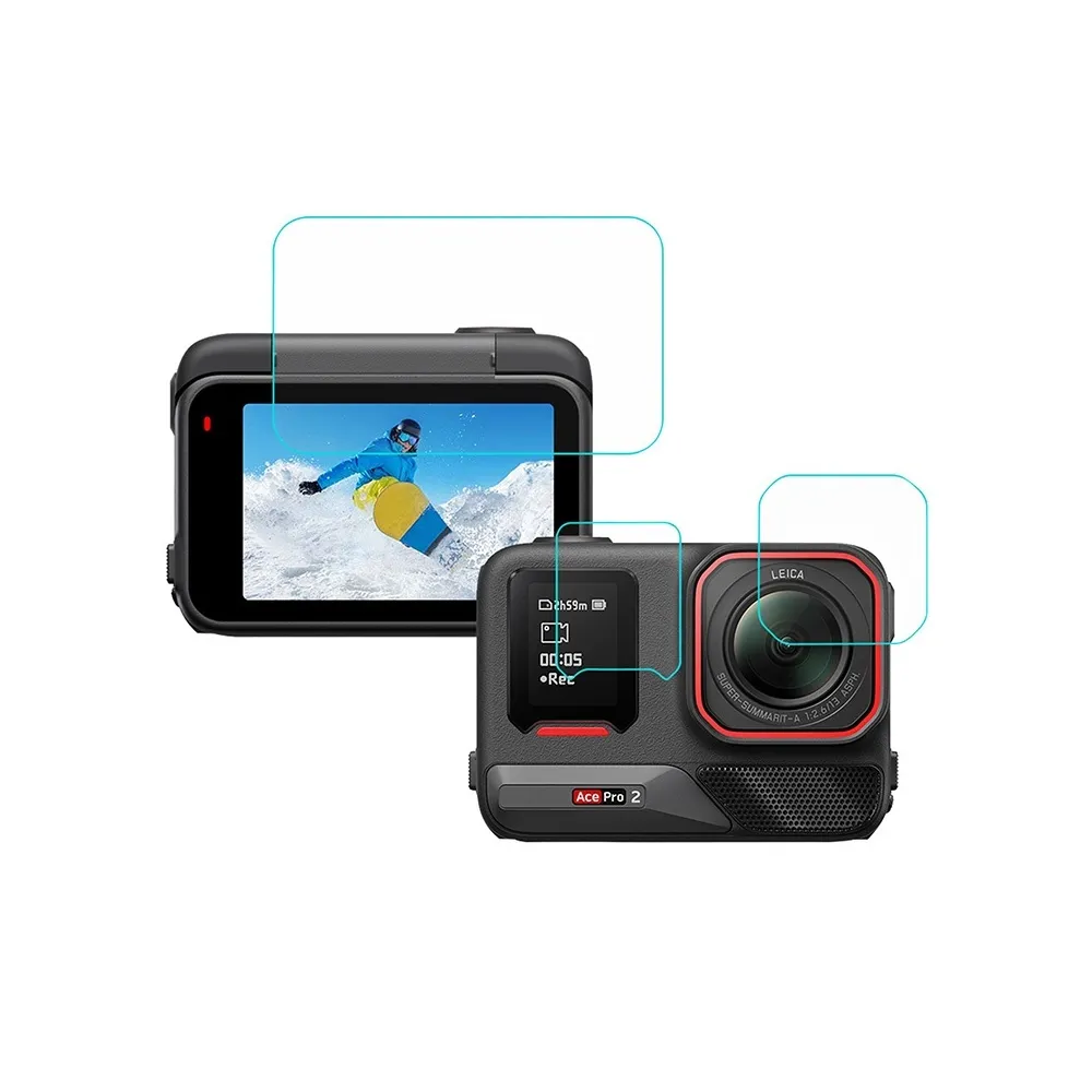 Puluz Película protetora para Insta 360 Ace Pro 2 3 em 1