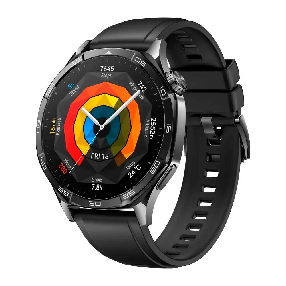 Smartwatch Huawei Watch GT 5 46mm Fluoroelastómero Preto