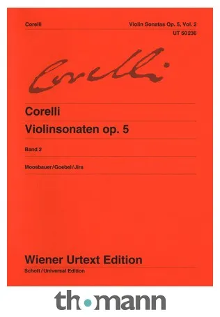 Wiener Urtext Edition Corelli Violinsonaten 2