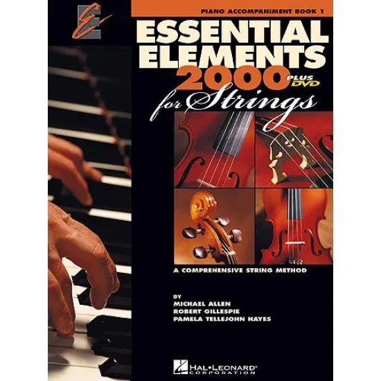 HAL LEONARD LIVRO Essential Elements 2000 For Strings Piano (DVD)