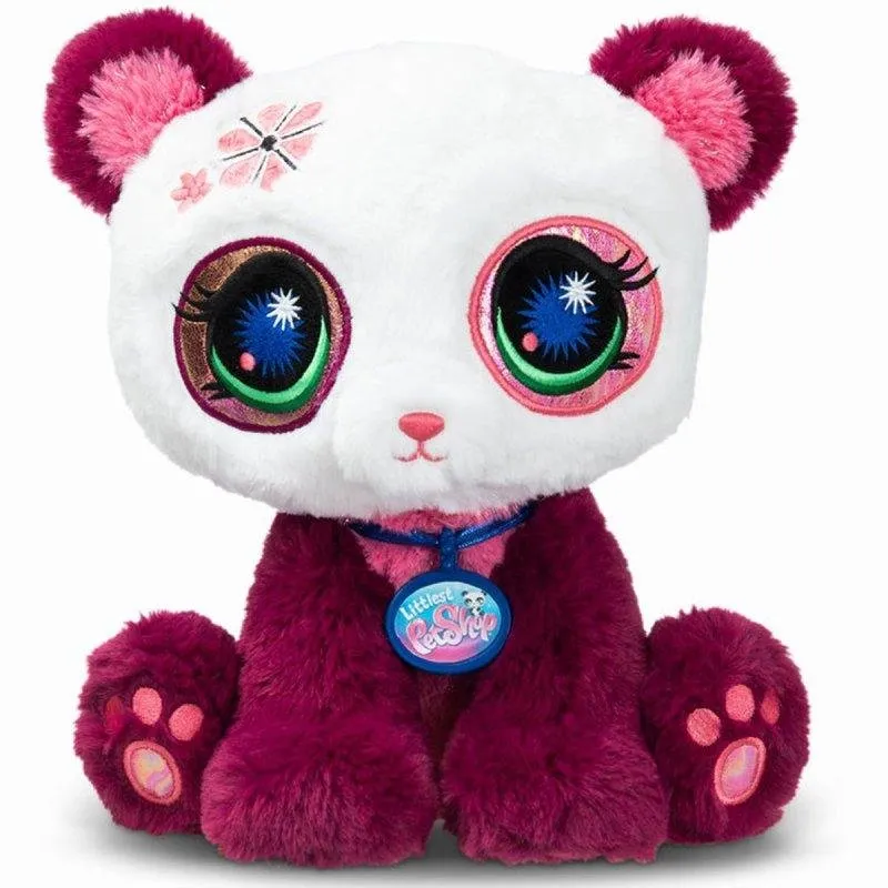 Bandai Littlest Pet Shop Peluche Urso Panda 25 cm Sentado Multicolor