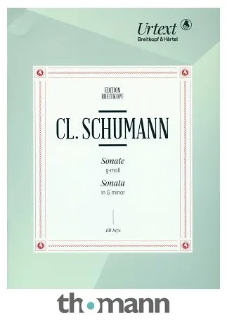 Breitkopf & Härtel Cl. Schumann Sonate g-moll