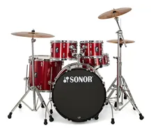 Bateria Sonor AQX Studio Set Red Moon Sparkle